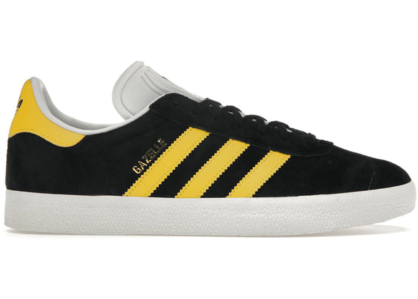 adidas Gazelle Black Impact Yellow sneakers - authentic adidas shoes