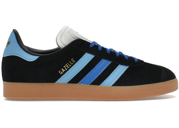 adidas Gazelle Black Light Blue (Women's) sneakers - authentic adidas shoes