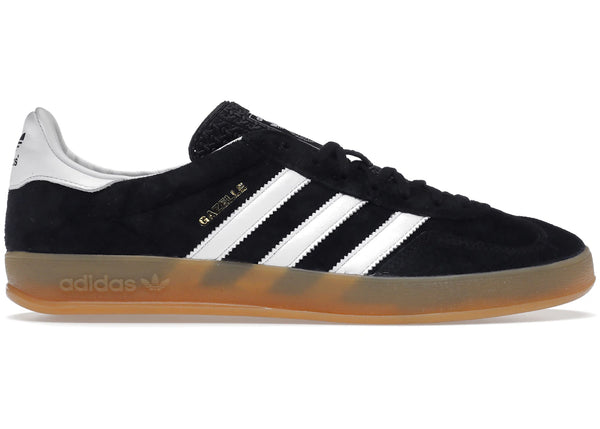 adidas Gazelle Black White Gum sneakers - authentic streetwear shoes