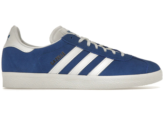 adidas Gazelle Blue Cloud White Gold Metallic sneakers - authentic adidas shoes