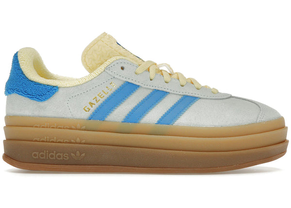 adidas Gazelle Bold Almost Blue Yellow (Women's) sneakers - authentic adidas shoes