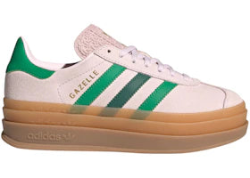 adidas Gazelle Bold Almost Pink Court Green Gold Metallic (GS)