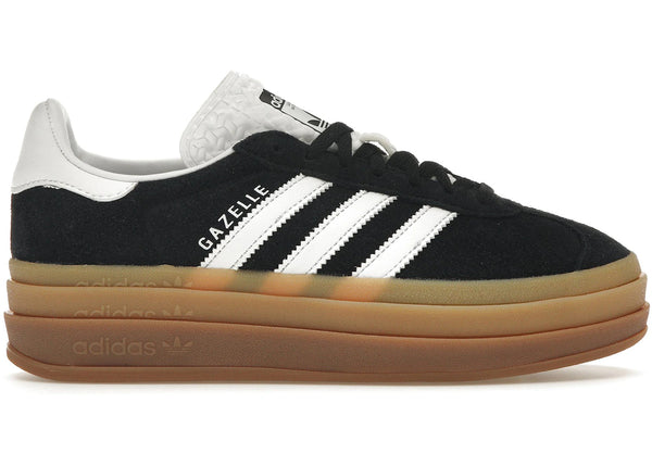 adidas Gazelle Bold Black White Gum (Women's) sneakers - authentic streetwear shoes