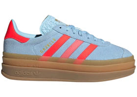 adidas Gazelle Bold Clear Sky Solar Red Gold Metallic (GS) - vue 360