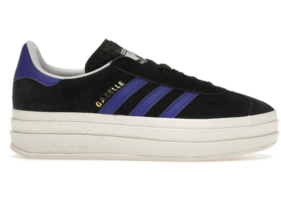 adidas Gazelle Bold Core Black Lucid Blue (Women's) sneakers - authentic adidas shoes