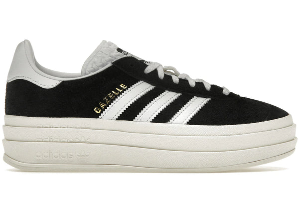 adidas Gazelle Bold Core Black White (Women's) sneakers - authentic streetwear shoes