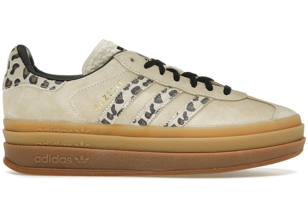 adidas Gazelle Bold Cream Black Leopard (Women's) sneakers - authentic adidas shoes