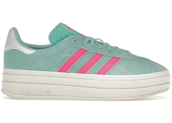 adidas Gazelle Bold Flash Aqua Lucid Pink (Women's) sneakers - authentic adidas shoes