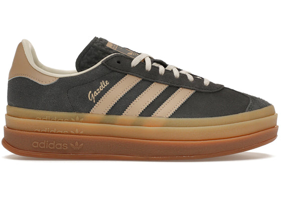 adidas Gazelle Bold Grey Magic Beige Gum (Women's) sneakers - authentic adidas shoes