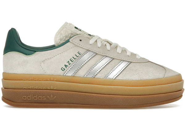 adidas Gazelle Bold Off White Collegiate Green (Women's) sneakers - authentic adidas shoes
