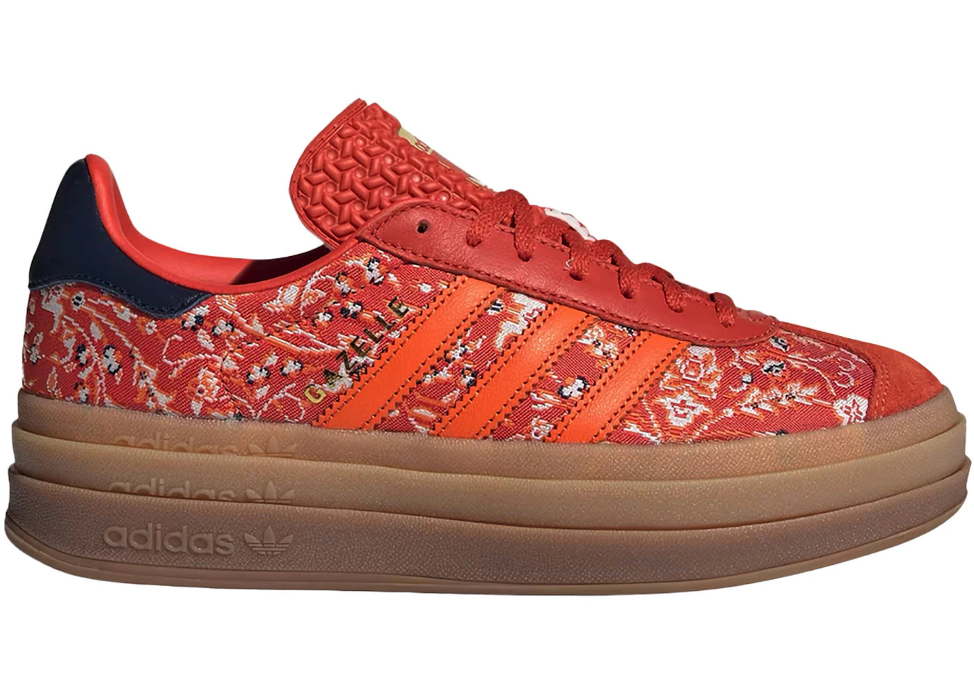 adidas Gazelle Bold Preloved Red (Damen) - vue 360