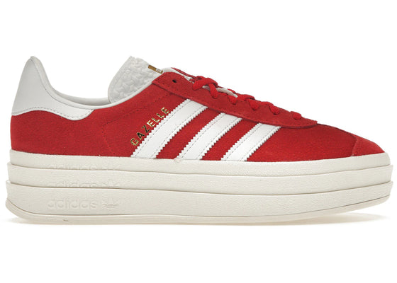 adidas Gazelle Bold Red Cloud White (Women's) sneakers - authentic streetwear shoes