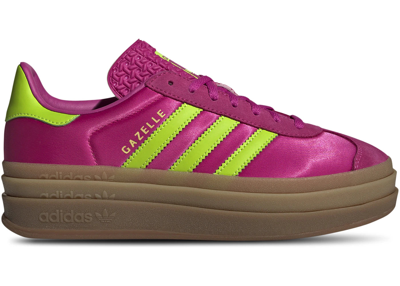 adidas Gazelle Bold Slime Fuchsia (Women's) - vue 360