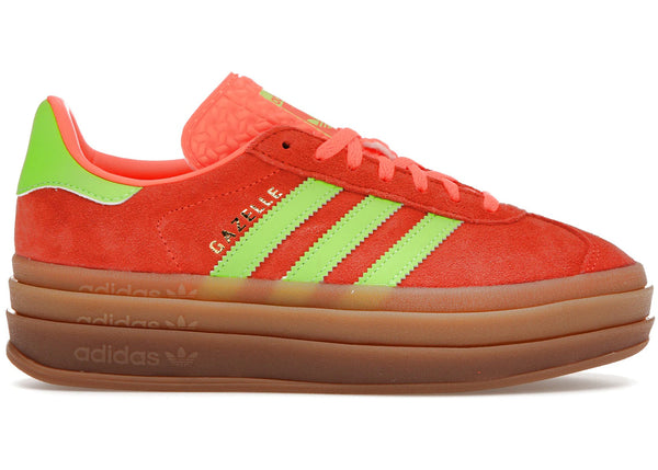adidas Gazelle Bold Solar Orange Solar Green (Women's) sneakers - authentic adidas shoes