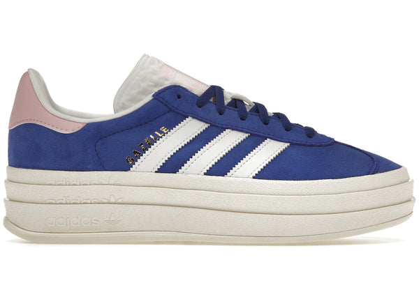 adidas Gazelle Bold True Pink Semi Lucid Blue (Women's) sneakers - authentic adidas shoes