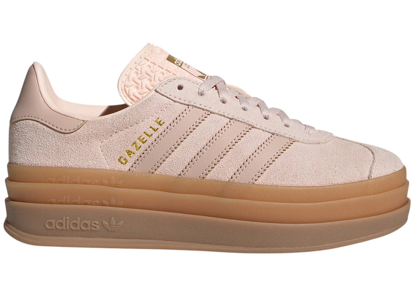 adidas Gazelle Bold Wonder Quartz Wonder Taupe Gum (GS) - vue 360