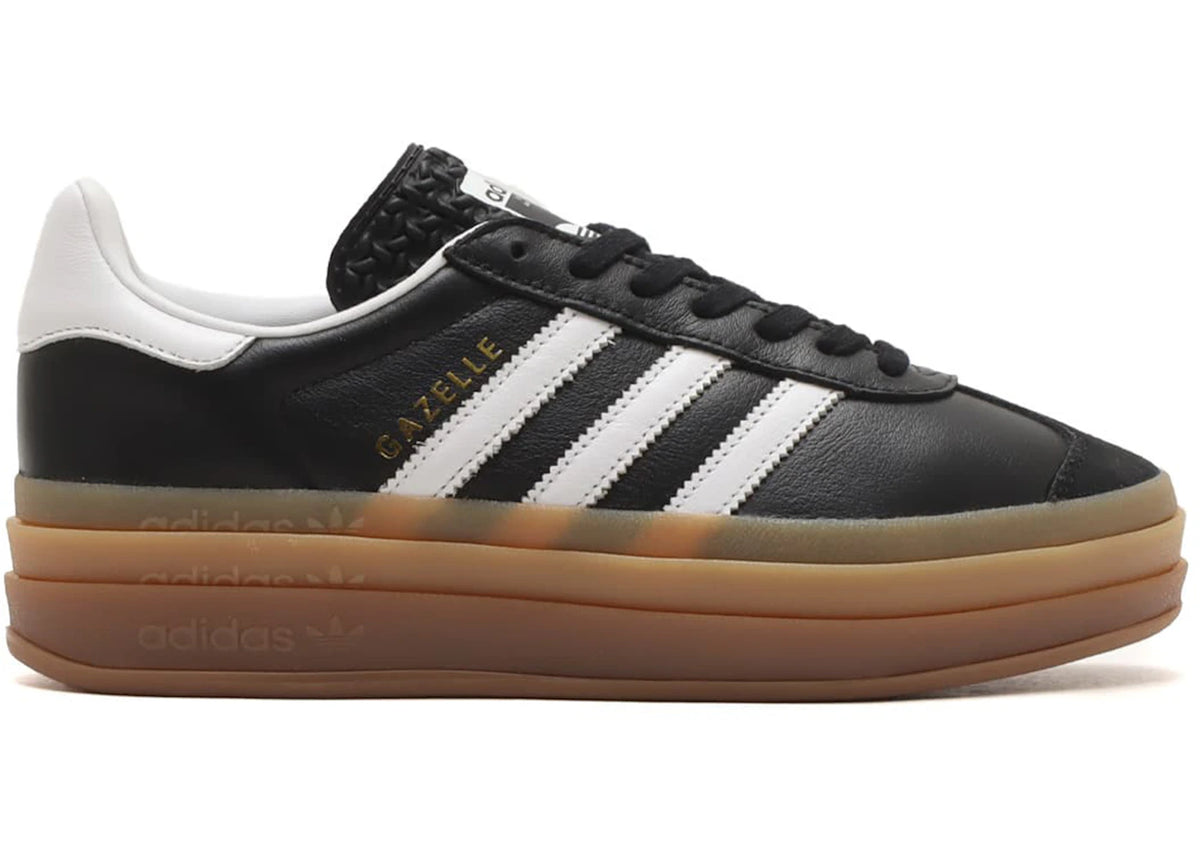 adidas Gazelle Bold atmos Schwarz Weiß Gummi - vue 360