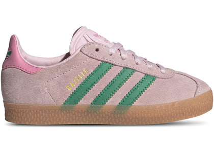 adidas Gazelle Clear Pink Court Green Bliss Pink (PS) - authentic adidas sneakers