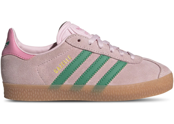 adidas Gazelle Clear Pink Court Green Bliss Pink (PS) sneakers - authentic streetwear shoes