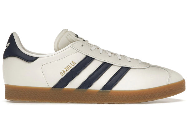 adidas Gazelle Cloud White Dark Blue sneakers - authentic adidas shoes