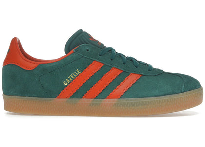 adidas Gazelle Collegiate Green Preloved Red (GS) - authentic adidas sneakers