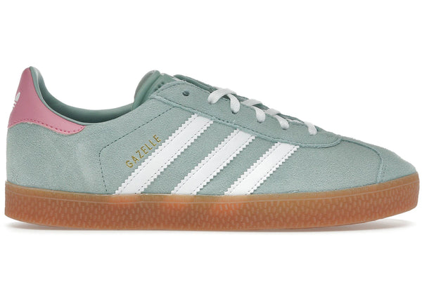 adidas Gazelle Hazy Green Bliss Pink (GS) sneakers - authentic adidas shoes