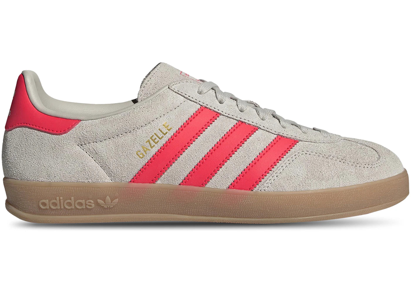 adidas Gazelle Indoor Beige Lucid Red - vue 360