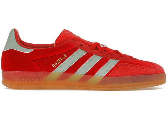 adidas Gazelle Indoor Better Scarlet Hazy Green (Women's) sneakers - authentic streetwear shoes