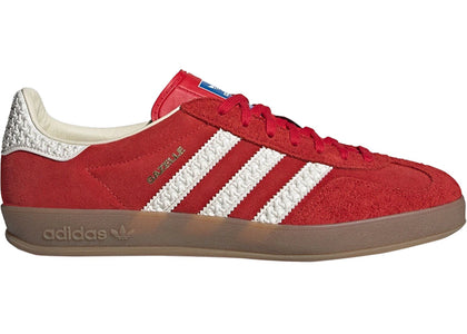 adidas Gazelle Indoor Better Scarlet Off White Gum - authentic adidas sneakers