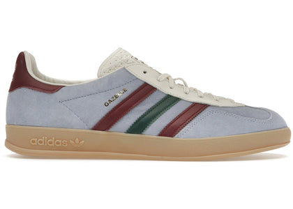 adidas Gazelle Indoor Blue Dawn Collegiate Burgundy - authentic adidas sneakers