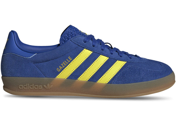 adidas Gazelle Indoor Blue Pure Sulfur sneakers - authentic streetwear shoes
