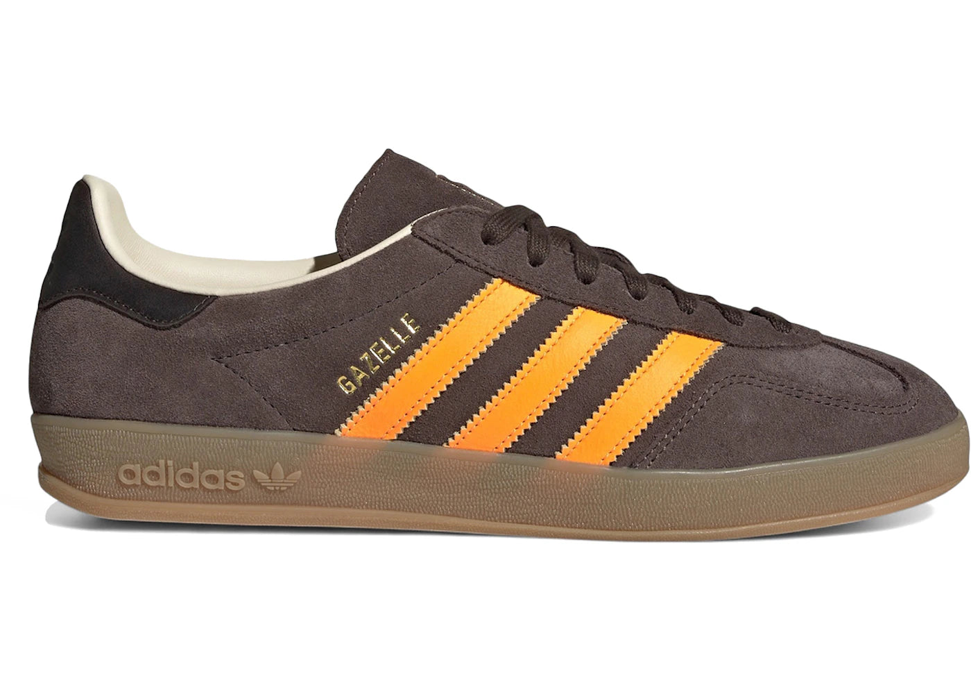 adidas Gazelle Indoor Brown Lucid Tangerine - vue 360