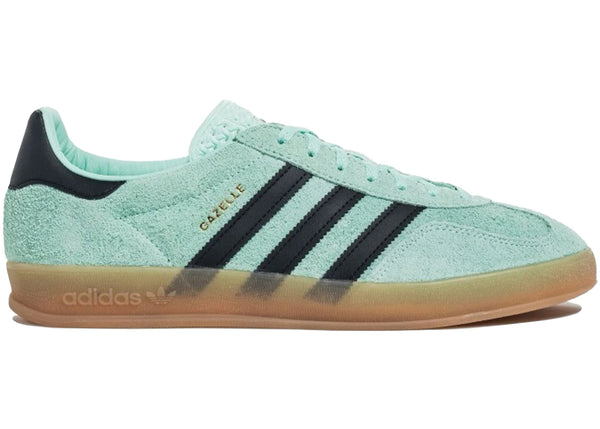 adidas Gazelle Indoor Clear Mint Black Gum sneakers - authentic adidas shoes