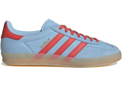adidas Gazelle Indoor Clear Sky Crew Red Magic Beige