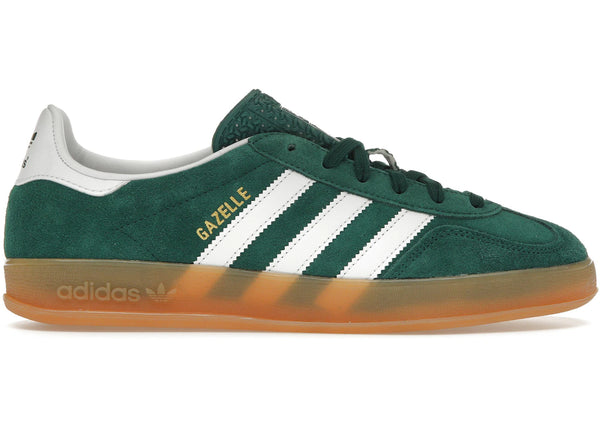 adidas Gazelle Indoor Collegiate Green Cloud White Gum sneakers - authentic adidas shoes