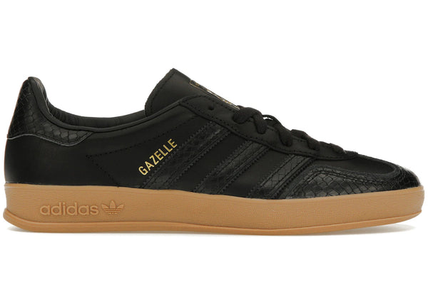 adidas Gazelle Indoor Core Black Snakeskin sneakers - authentic adidas shoes