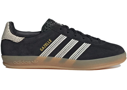 adidas Gazelle Indoor Core Black Wonder White (Women's) - authentic adidas sneakers