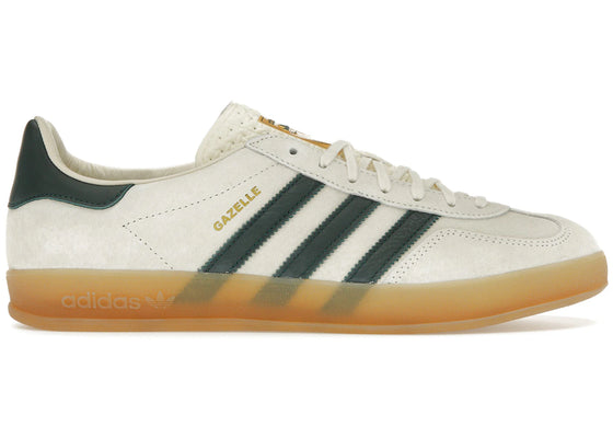 adidas Gazelle Indoor Cream White Collegiate Green Gum sneakers - authentic adidas shoes