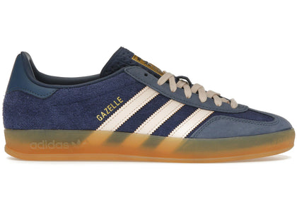 adidas Gazelle Indoor Dark Blue Bliss Orange - authentic adidas sneakers