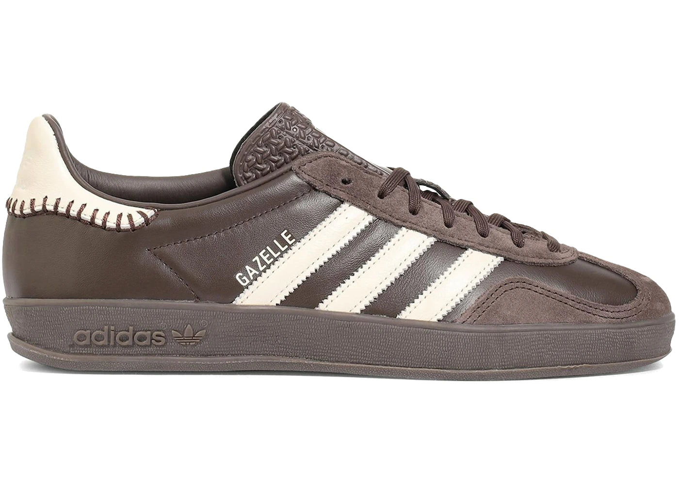 adidas Gazelle Indoor Dark Brown Wonder White - vue 360