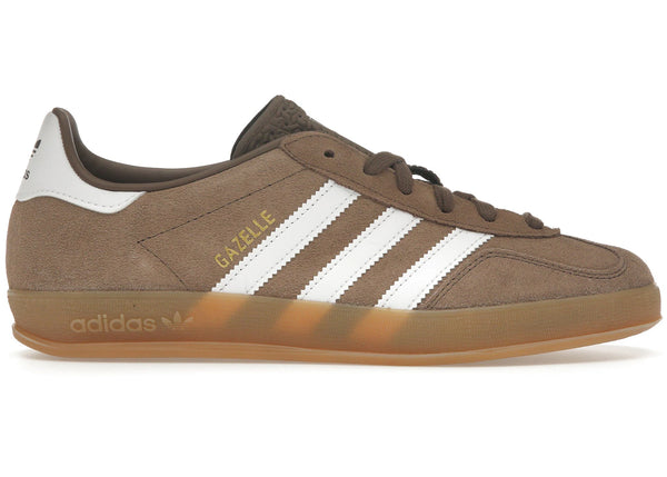 adidas Gazelle Indoor Earth Strata White Gold Metallic sneakers - authentic streetwear shoes