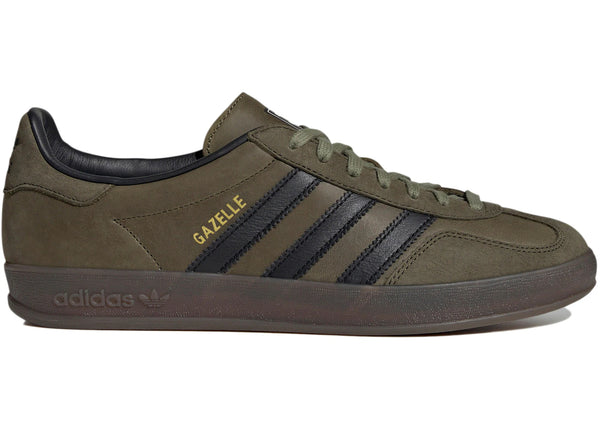 adidas Gazelle Indoor Focus Olive sneakers - authentic adidas shoes