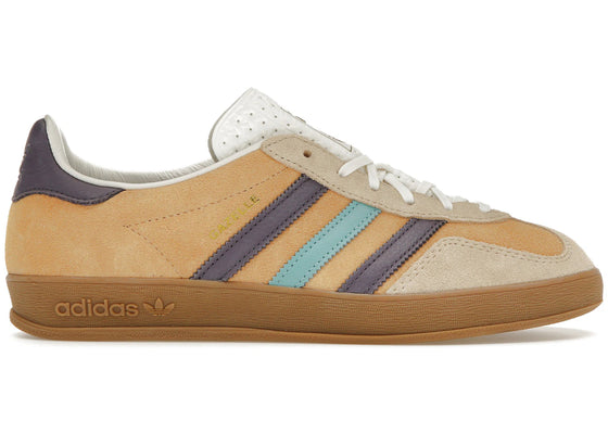 adidas Gazelle Indoor Glow Orange Shadow Violet sneakers - authentic streetwear shoes