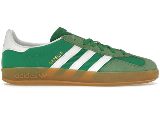 adidas Gazelle Indoor Green Gum sneakers - authentic streetwear shoes