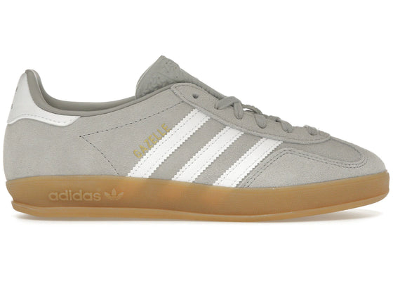 adidas Gazelle Indoor Grey Cloud White Gold Metallic sneakers - authentic adidas shoes