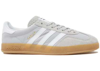 adidas Gazelle Indoor Grey White - authentic adidas sneakers