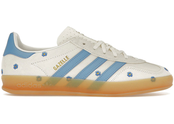 adidas Gazelle Indoor Light Blue Floral (Women's) sneakers - authentic adidas shoes