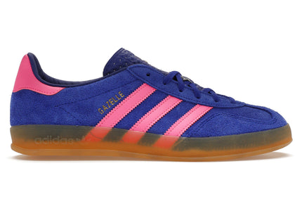 adidas Gazelle Indoor Lucid Blue Pink (Women's) - authentic adidas sneakers