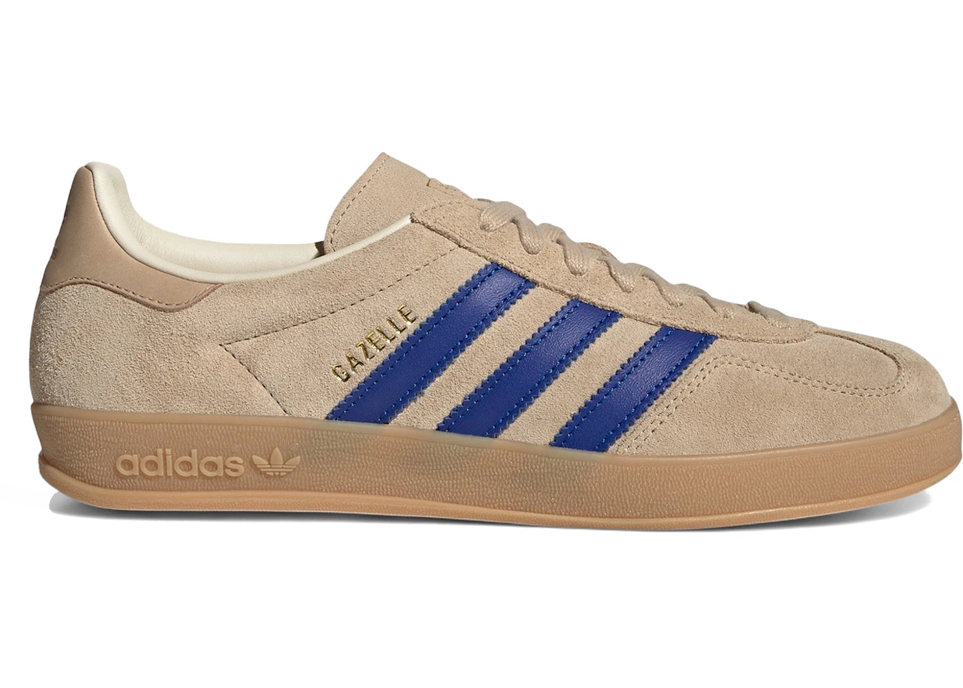 adidas Gazelle Indoor Magic Beige Royal Blue - vue 360
