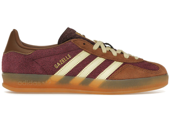 adidas Gazelle Indoor Maroon Almost Yellow sneakers - authentic adidas shoes
